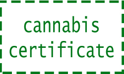 certificate cannabis